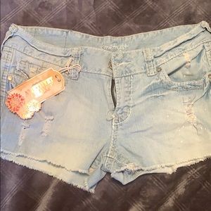 Amethyst Jean Shorts New With Tags